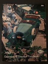 Vintage 1965 Concours D&#39;Elegance Yearbook Mercer Island Washington Car Show - $268.07 MXN