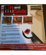 Lift and Slide Furniture Moving System Rolling Wheels Handle Carpet Sliders - $545.51 MXN