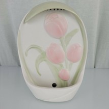 Avon China Floral Tulips Zen Wall Water Fountain 8&quot; Home Decor Collectible - $19.79
