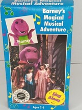 Vtg VHS 1992 Barney Barneys Magical Musical Adventure Lyons Group Childr... - £8.12 GBP