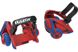 Razor SPIDER-MAN Jetts SPARKING Heel Wheels - Adjusts To Fit Most Shoe S... - $32.94