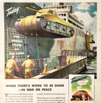 1944 GM Diesel Power Tanks Advertisement WW2 Era Engines Military Vehicl... - $653.68 MXN