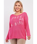 Plus &quot;free As A Bird&quot; Logo Knit Sweater - €12,53 EUR