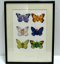Vintage 1999 Anne Geddes 8X10 Print Butterfly Babies Framed 11X14 Butterflies  - £32.96 GBP