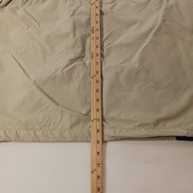 North End CORINTHIAN Men's Beige & Black Full Zip Windbreaker Jacket Size Medium image 13