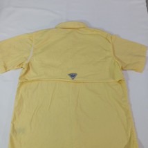 Columbia FM0067 Men's PFG Yellow Omni Shade Short Sleeve Vented Shirt Size Large image 15