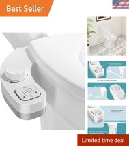Non-Electric Dual Nozzle Bidet Attachment - Adjustable Pressure &amp; Self-C... - $719.25 MXN