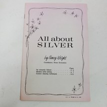 Vintage 1965 All About Silver by Nancy Wright Home Economics Booklet - $10.40