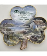 Franklin Mint Shamrock Irish Blessings Hilary Scoffield &quot;May your days...&quot; - $208.88 MXN