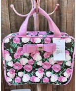 Betsey Johnson Roses Bow CBJ-1045 Cosmetic Weekender Bag  NWT - $88.18 CAD