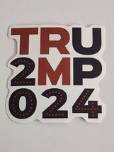 Trump 2024 Multicolor Political Theme Sticker Decal American Embellishment Cool - £1.79 GBP