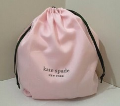 New Kate Spade Large Drawstring Dust bag size 19&quot; x 17&quot; Pink  Free shipping - £17.39 GBP