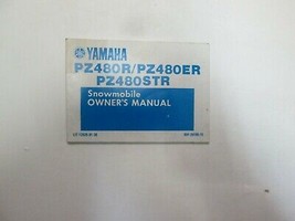 1991 Yamaha PZ480R PZ480ER PZ480STR Snowmobile Owners Manual FACTORY OEM... - $24.95