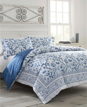 Laura Ashley Charlotte China Blue Duvet Set, Twin - £140.96 GBP