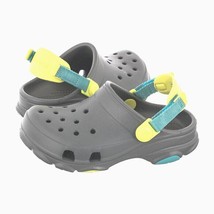 new CROCS All Terrain Grey Clogs Waterproof Slip On Shoes sz 5J (W7) or 6J (W8) - £33.49 GBP