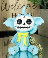Furrybones Blue Elefun Peanut Elephant Skeleton Figurine 3&quot;H Dumbo Furry... - $20.50 CAD