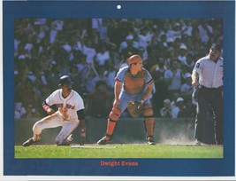Boston Red Sox Dwight Evans 1985 Pinup Photo vs Minnesota Twins 8x10 - £1.56 GBP