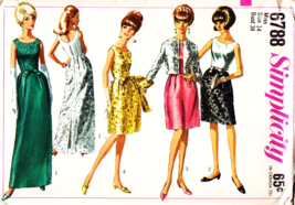 Misses&#39; DRESS &amp; JACKET Vintage 1966 Simplicity Pattern 6788 Size 14 - £13.88 GBP