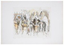 &quot;Torah #18&quot; By Ira Moskowitz Signed Lithograph Le Of 120 W/ Co A 20.5 X 29.5 - £494.71 GBP