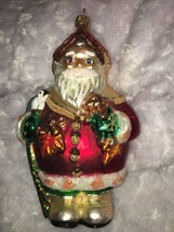 Chistopher Radko Santa Ornament - £35.95 GBP