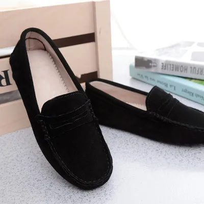 2024 Spring Summer  women Moccasins Shoes Leather women Flat Shoes Casual Loafer - £194.38 GBP