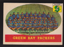 1958 Topps #96 Green Bay Packers Team VG/EX+ - $8.96