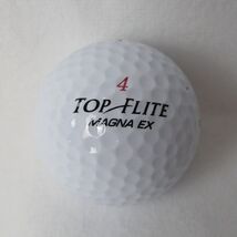 Top Flite 4 Magna Ex Fleet Mortgage White Golf Ball Pre-owned - $7.99