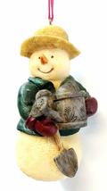 TJ&#39;s Christmas Gardening Snowman Ornament (Green) - £13.94 GBP