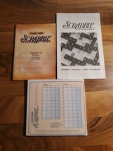 Scrabble Deluxe Edition 1999 Replacement Instruction Book 40 Score Sheets Cards - £14.73 GBP