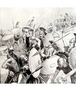 Disaster At Syracuse Athenians Last Stand 1913 Plate Print 2 Page Histor... - €34,31 EUR