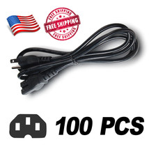 100 LOT AC Power Cord Cable Desktop Monitor Computer 6ft IEC320 Heavy Duty - £156.61 GBP