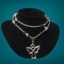 James Avery Sterling Silver Cross  28”Necklace w/Beads 52.2 GrDesign Dan Cherry - $350.03