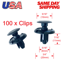 Set of 100 Front Fender Liner Push Trim Retainer Clips 91512-SX0-003 for Acura - £10.08 GBP