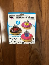 Bigmouth Inflatable Pool Party Beverage Boats - Donuts!!! - £12.05 GBP