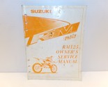Suzuki RM125 Owner&#39;s Service Manual 1998 Copyright - £53.33 GBP