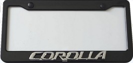 Toyota Corolla  3D Chrome Script  ABS  Plastic License Frame - $364.88 MXN