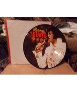 RARE BEAUTIFUL RECORD PICTURE DISC WITH ELVIS PRESLEY ON  FRONT AND BACK  - £58.40 GBP