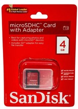 NEW MicroSDHC 4GB Card By: ScanDisk, New In Package - €12,75 EUR