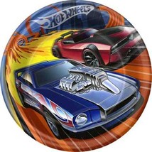 Hot Wheels High Speed Lunch Dinner Plates Birthday Party Supplies 8 Per Package - $7.95