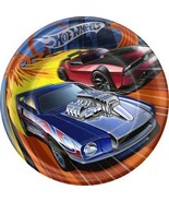 Hot Wheels High Speed Lunch Dinner Plates Birthday Party Supplies 8 Per Package - $7.95