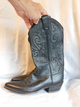 Justin Black Cowboy Boots 8B - £8.85 GBP