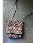 Vintage 90s Vera Bradley Quilted Crossbody Quilted Purse Small Laurel Pa... - $25.86 CAD