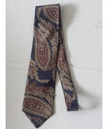 Christian Dior Men Dress Silk Tie Paisley Pattern Made in USA Italian Fa... - £28.60 GBP
