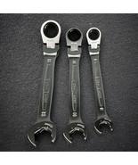 Tone RMFQ300 3-piece flex-head ratcheting wrenches with Quick Ratchet op... - $95.04