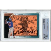 Vladimir Guerrero Auto 1997 SP Great Futures Montreal Expos Signed Card BAS Slab - £314.64 GBP