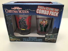 National Lampoon&#39;s Christmas Vacation 2 Glass Set &amp; Ice Cube Tray Combo Pk. - €12,76 EUR
