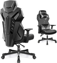 Onegame Video Gaming Chair, Breathable Computer Racing Style Swivel, Blackgray - £164.71 GBP