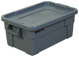 Rubbermaid Commercial BRUTE 14G Heavy Duty Storage Bin with Secure Lid - £46.17 GBP