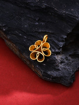 Kicky and Perky 925 Sterling Silver Oro Flos Gold Plated  Pendant for Women - $46.40