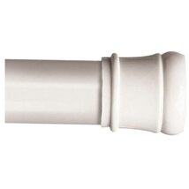 ZENITH/BATHWARE White 506W Shower Tension Rod, Pack of 1 - $34.31 CAD